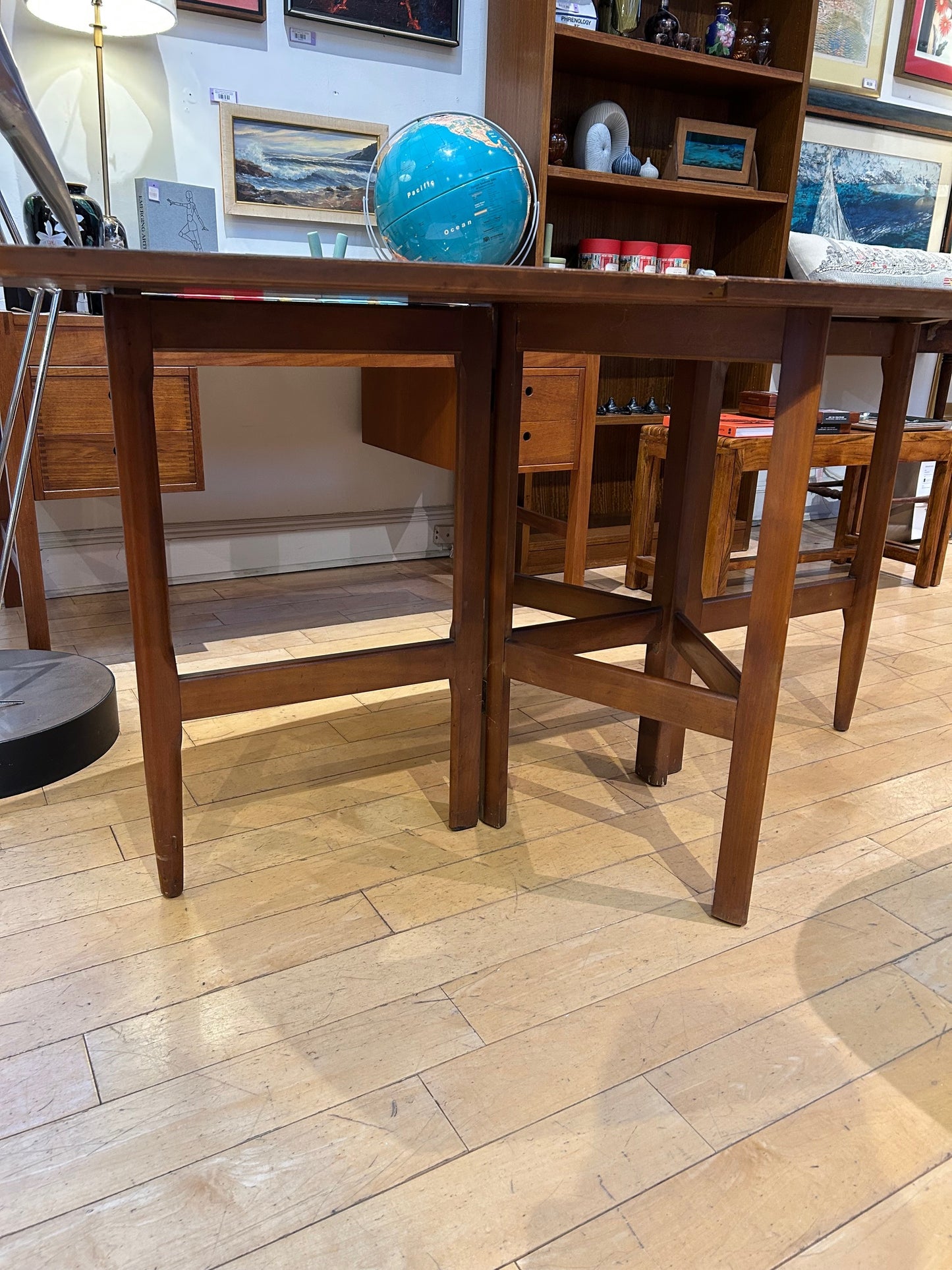MidCentury Walnut Dropleaf Dining Table
