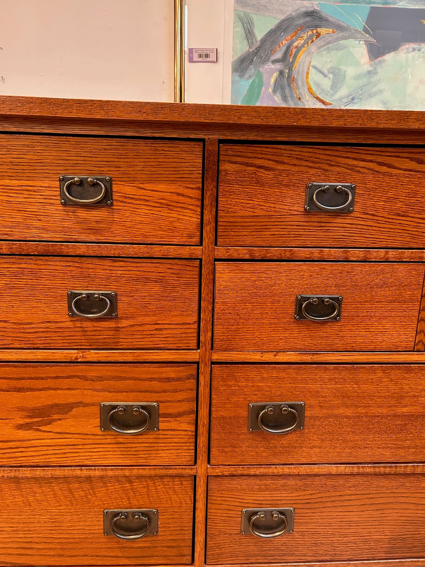 Light Oak 10 Drawer Dresser