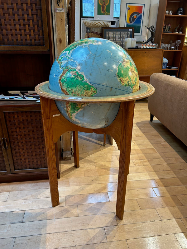 Large 1960s Globe on Stand
