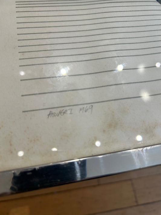 John Boles - "Hoover I" 1969