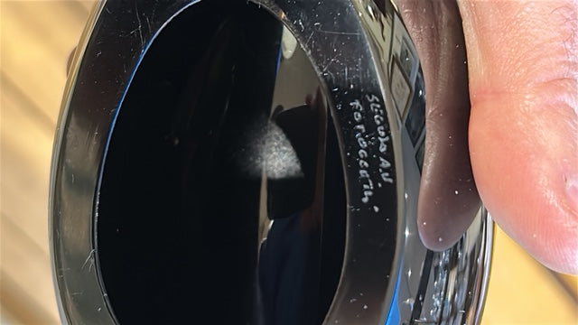 Dark Glass Elephant Sculpture by