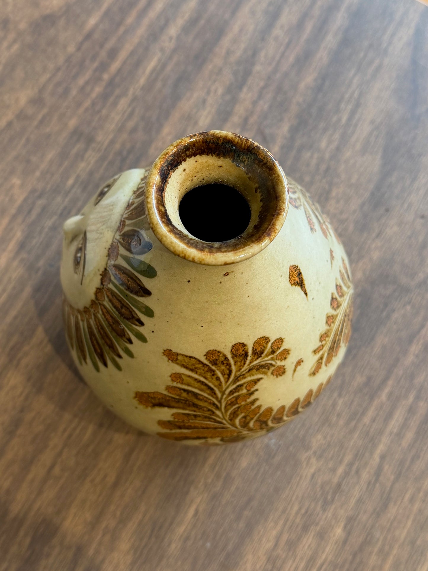 Carlos Villanueva Mexican Sun Face Vase