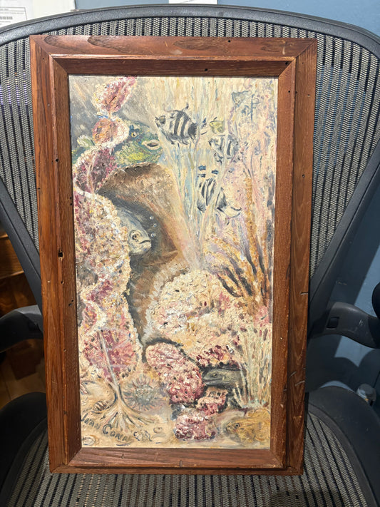 '63 Signed Jean Conn "Reef Fantasy" Painting