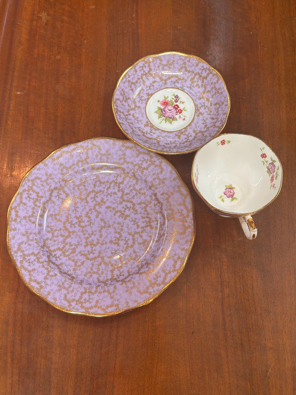 3 Pieces Royal Albert Lavender China
