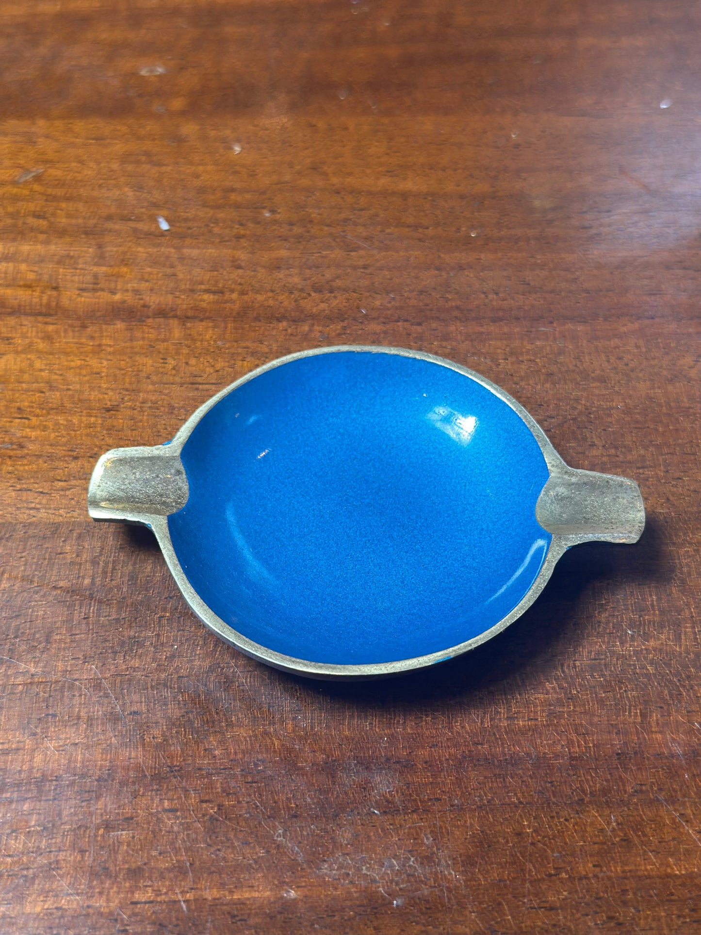 Tiny Blue Ashtray