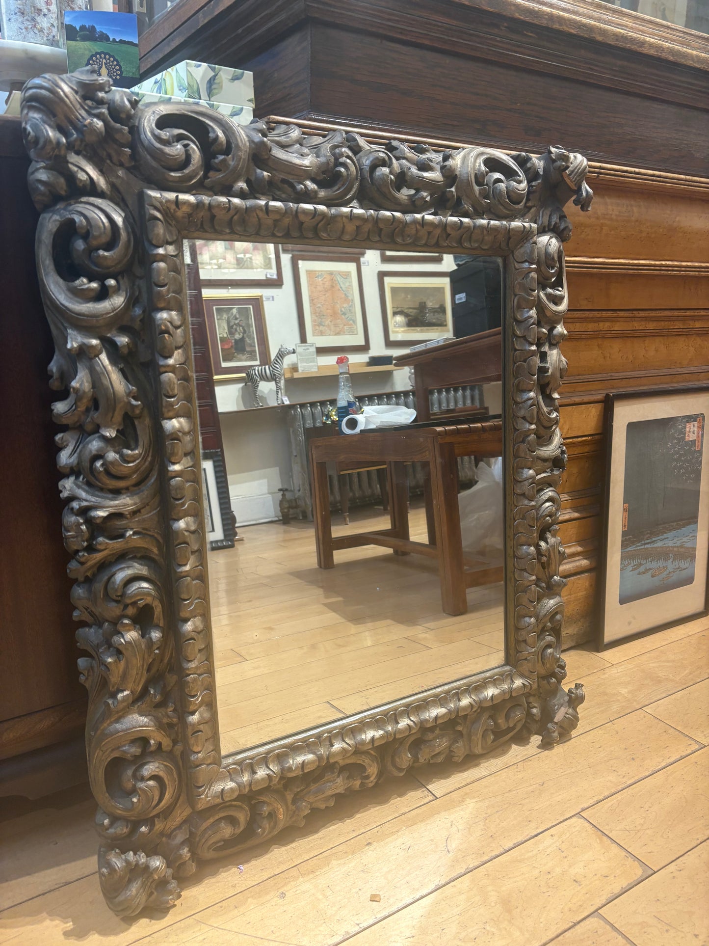 Antique Carved Mirror