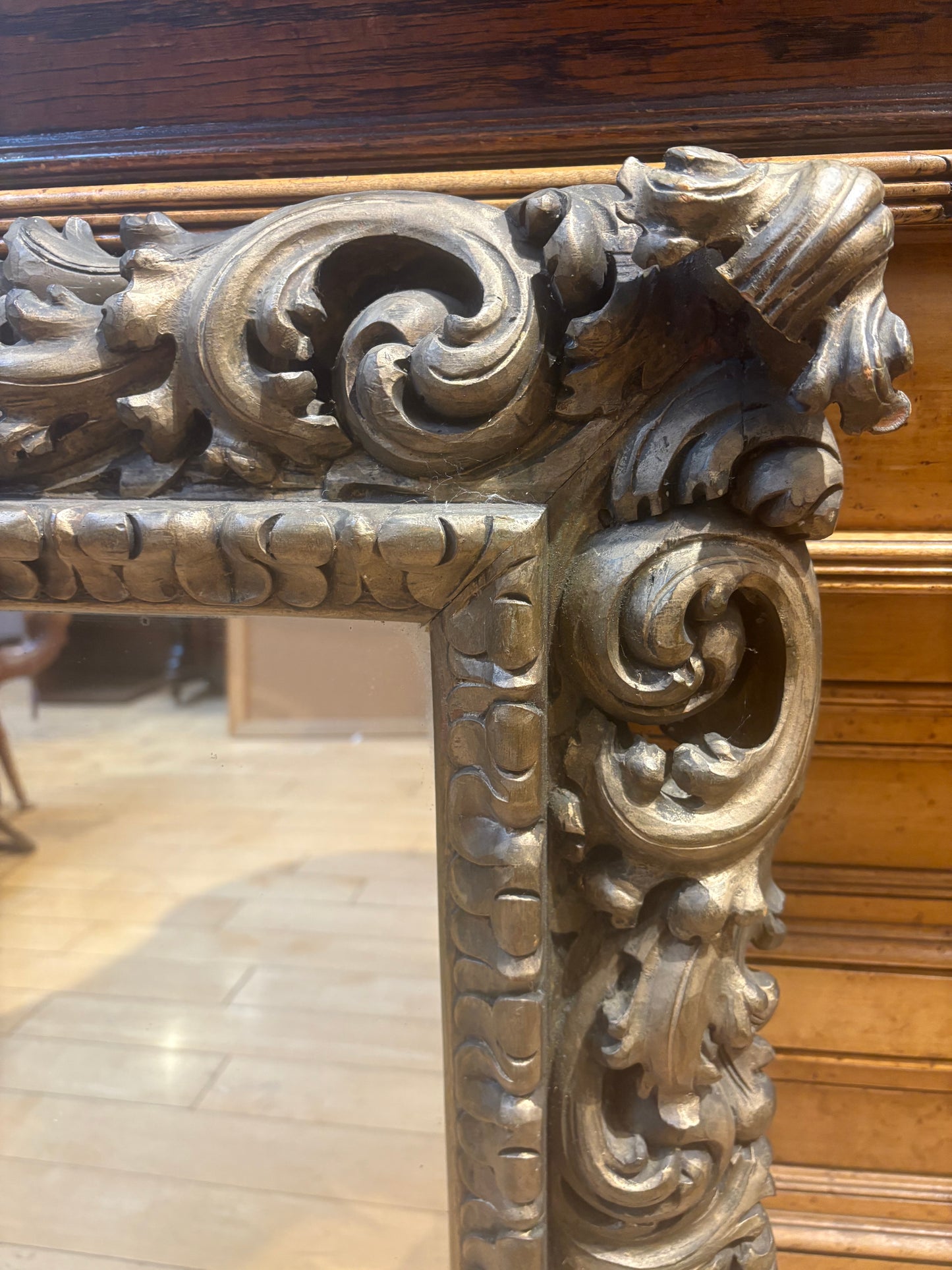 Antique Carved Mirror