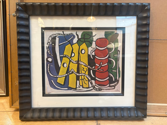 1948 Fernand Leger "Les Etiquettes Jaunes" Lithograph
