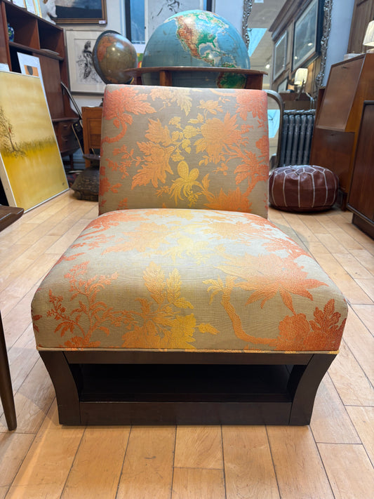 Ombre Florals Upholstered Accent Chair