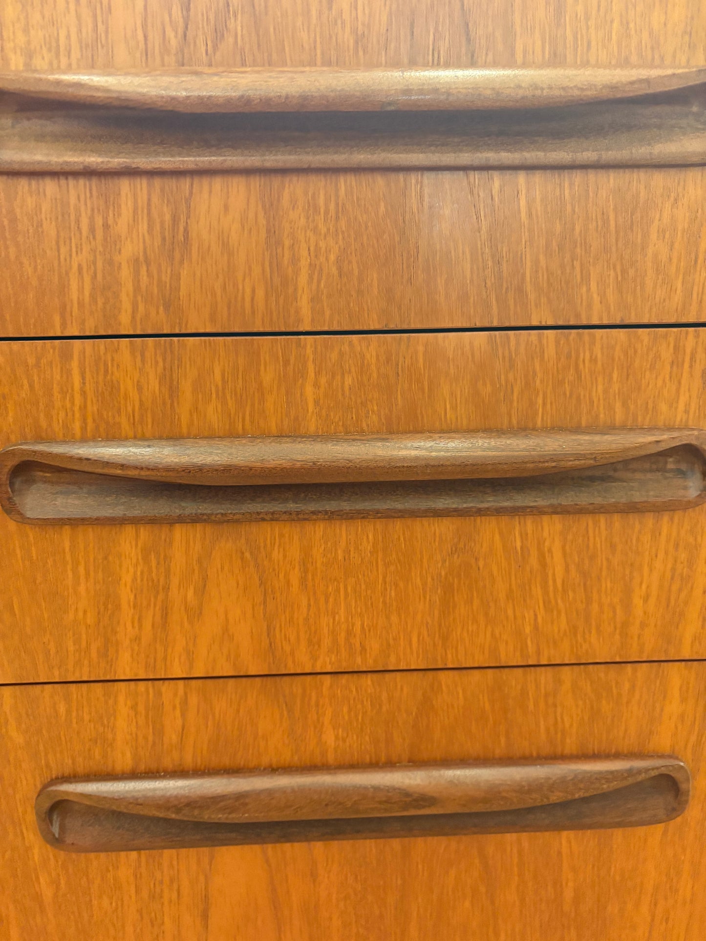 Four Drawer Chest with Wood Pulls