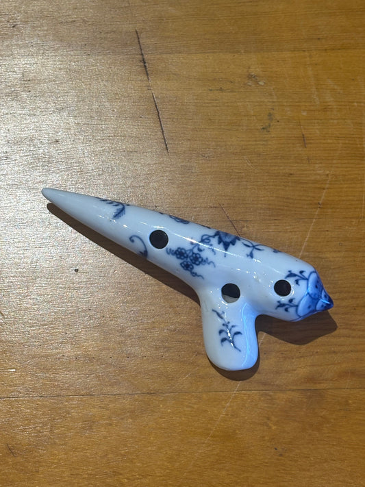 German Meissen Porcelain Ocarina