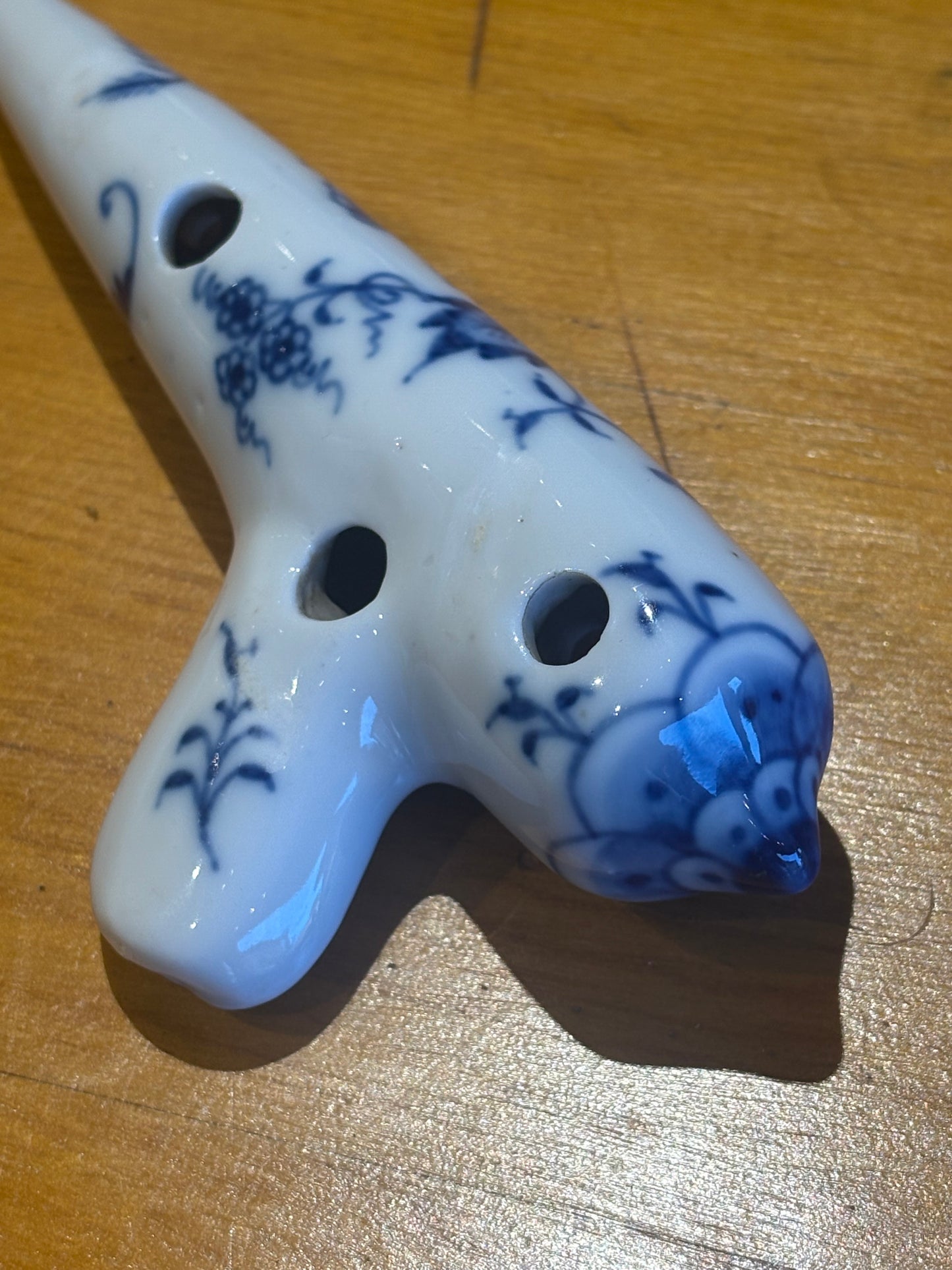 German Meissen Porcelain Ocarina