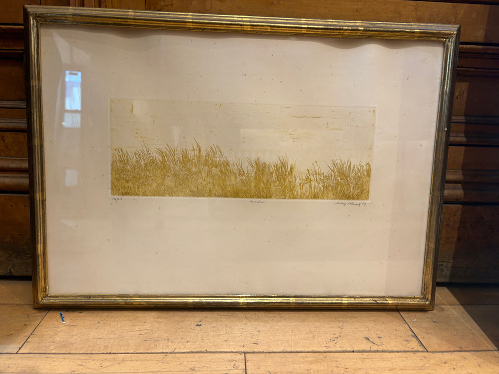 '64 Signed Aubrey E. Schwartz "Meadow" Lithograph Print 100/210