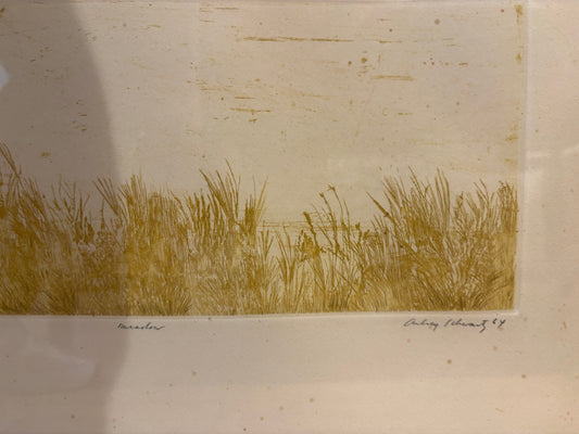 '64 Signed Aubrey E. Schwartz "Meadow" Lithograph Print 100/210