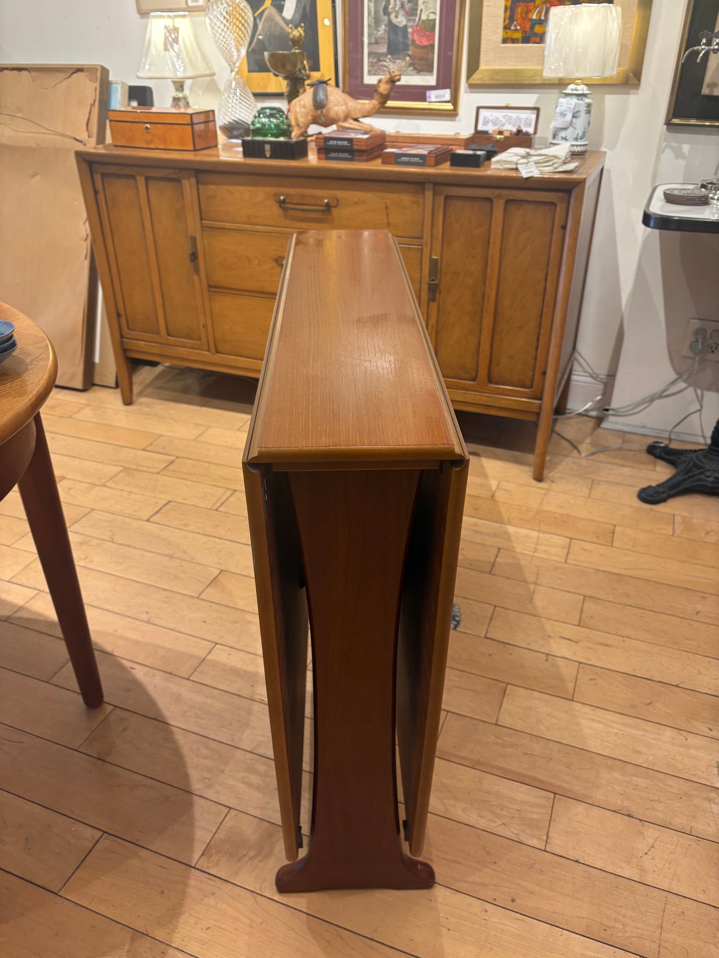 Teak Dropleaf Dining Table