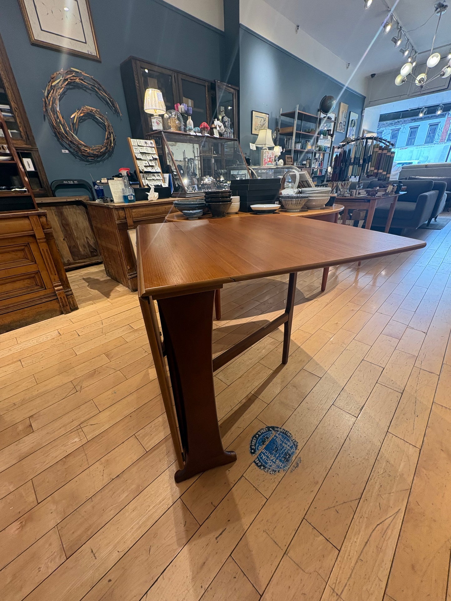 Teak Dropleaf Dining Table