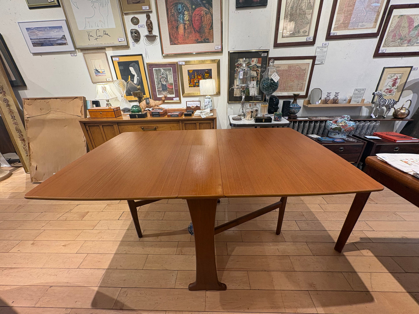 Teak Dropleaf Dining Table
