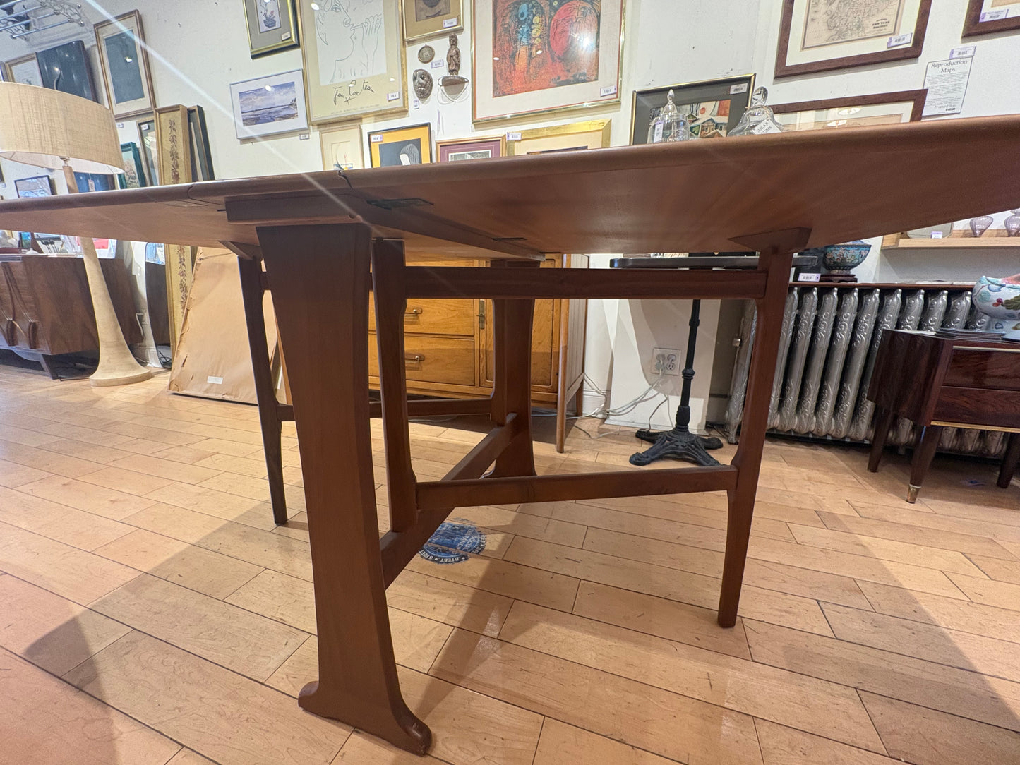 Teak Dropleaf Dining Table