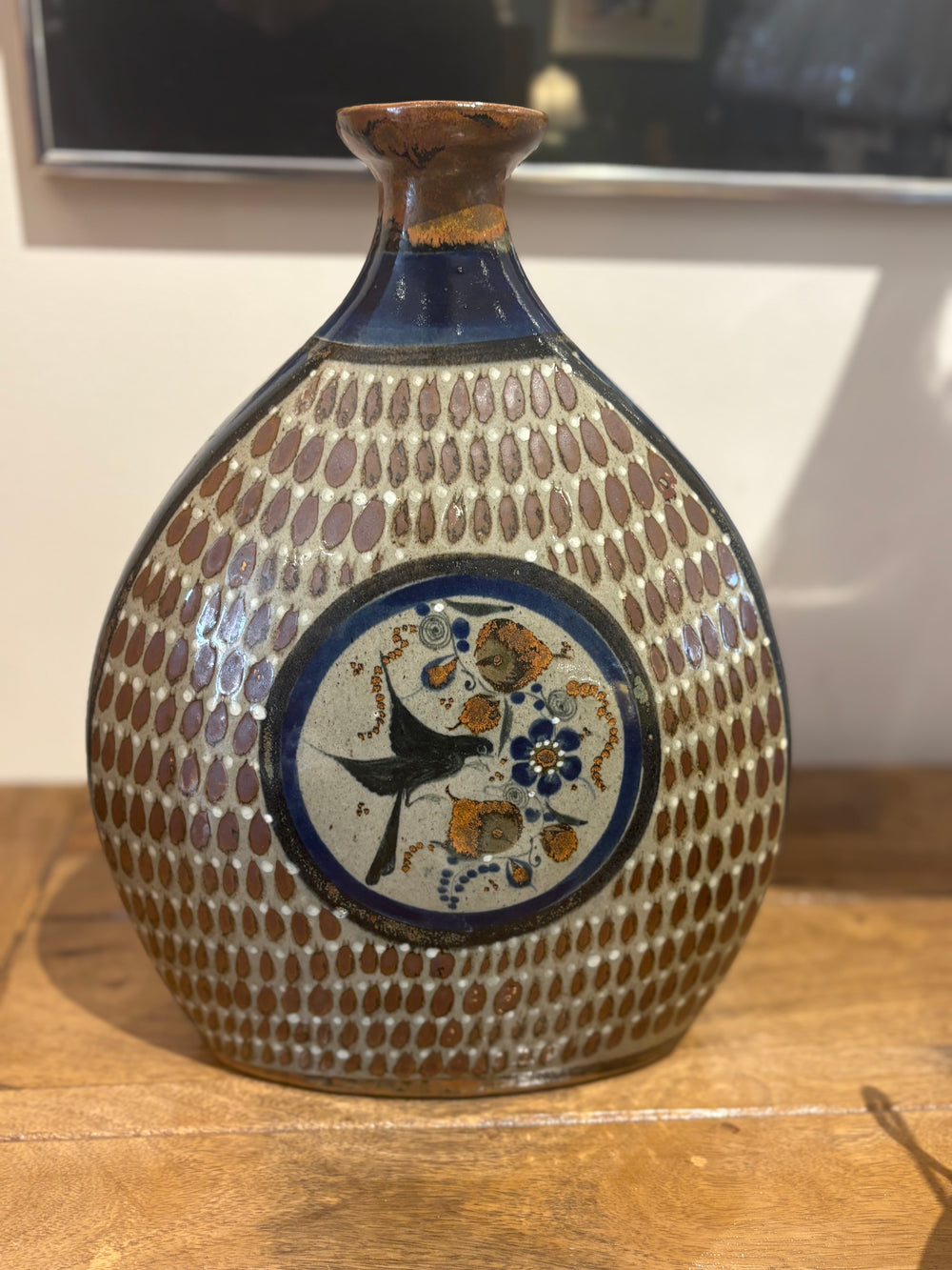 Signed Mexican Ceramic Vase