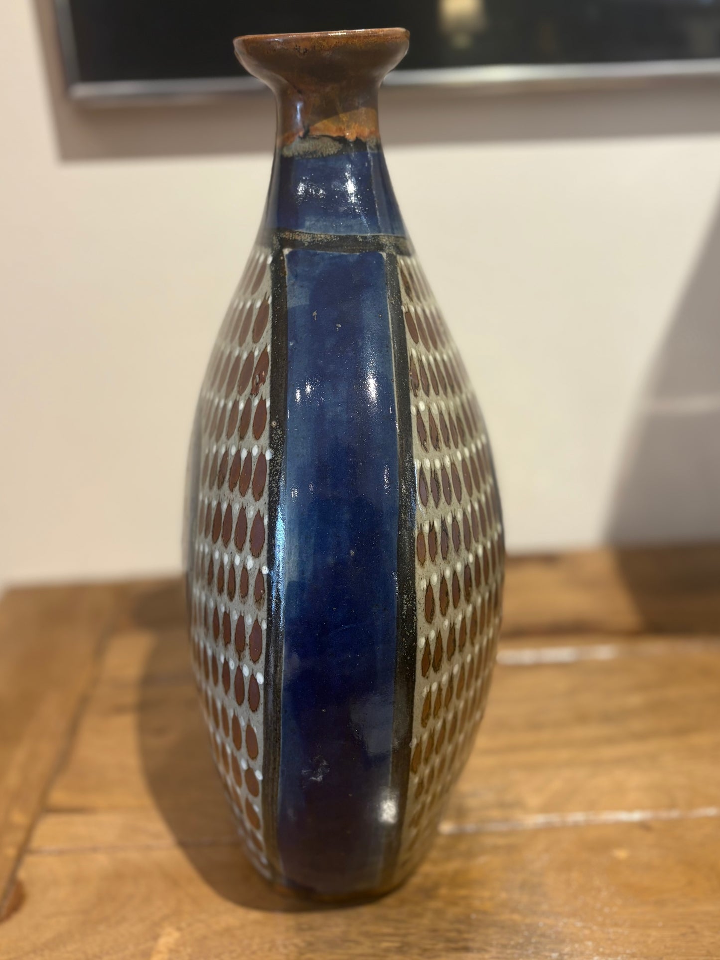 Signed Mexican Ceramic Vase