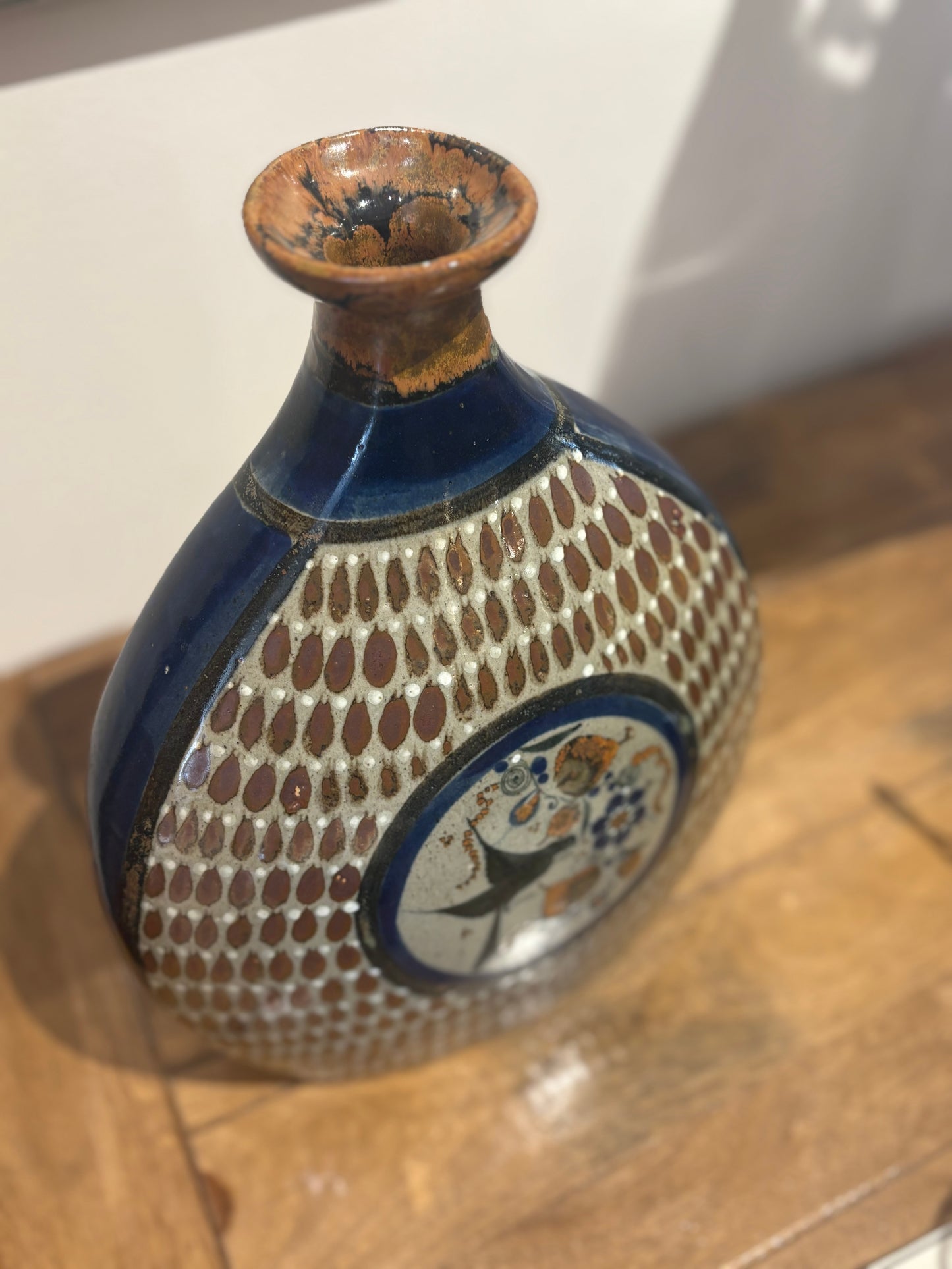 Signed Mexican Ceramic Vase