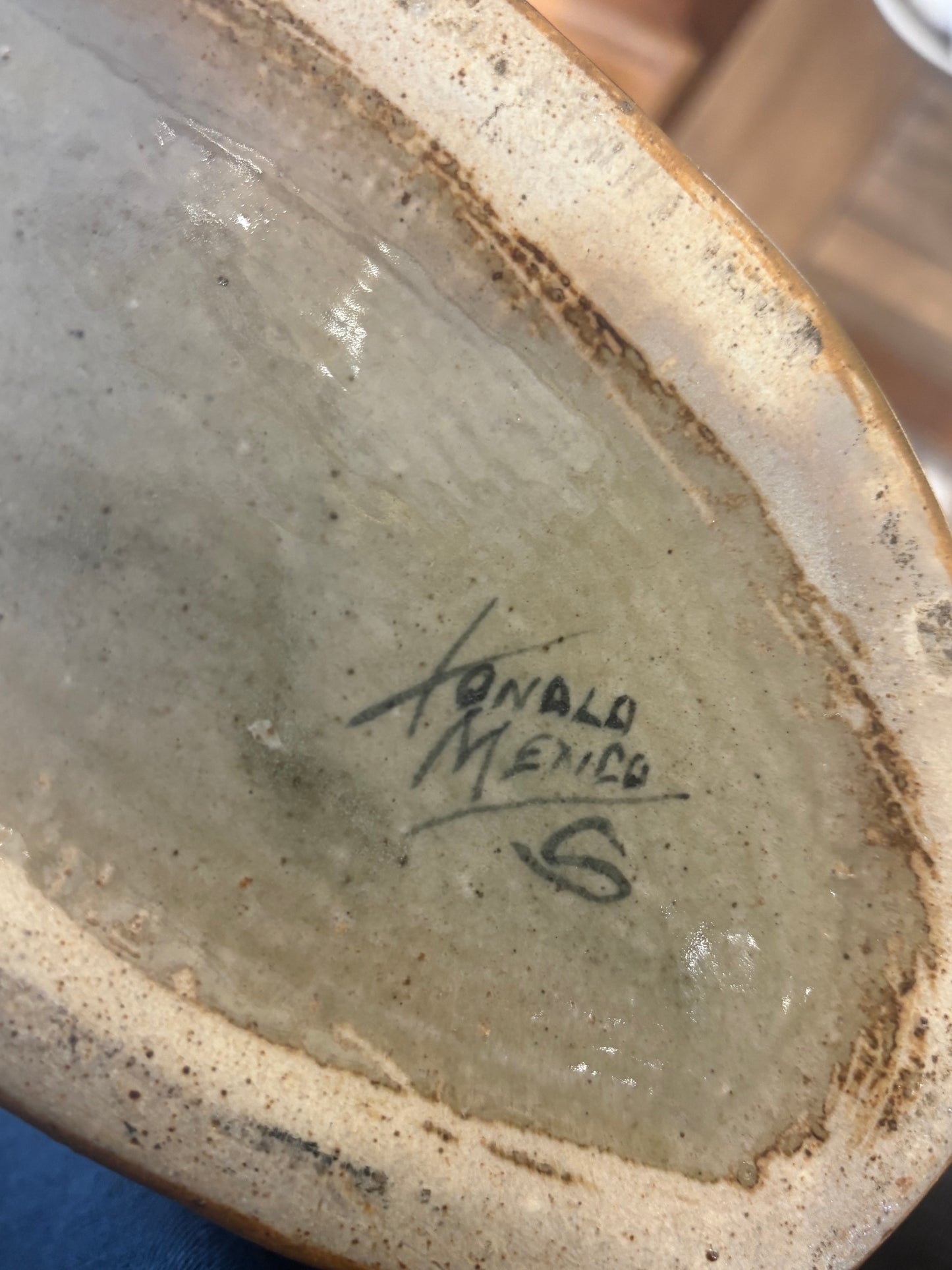 Signed Mexican Ceramic Vase