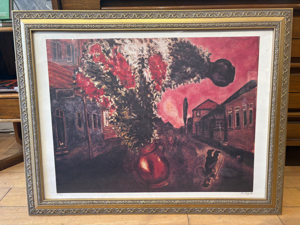 Marc Chagall's "The Flying Bouquet" Print