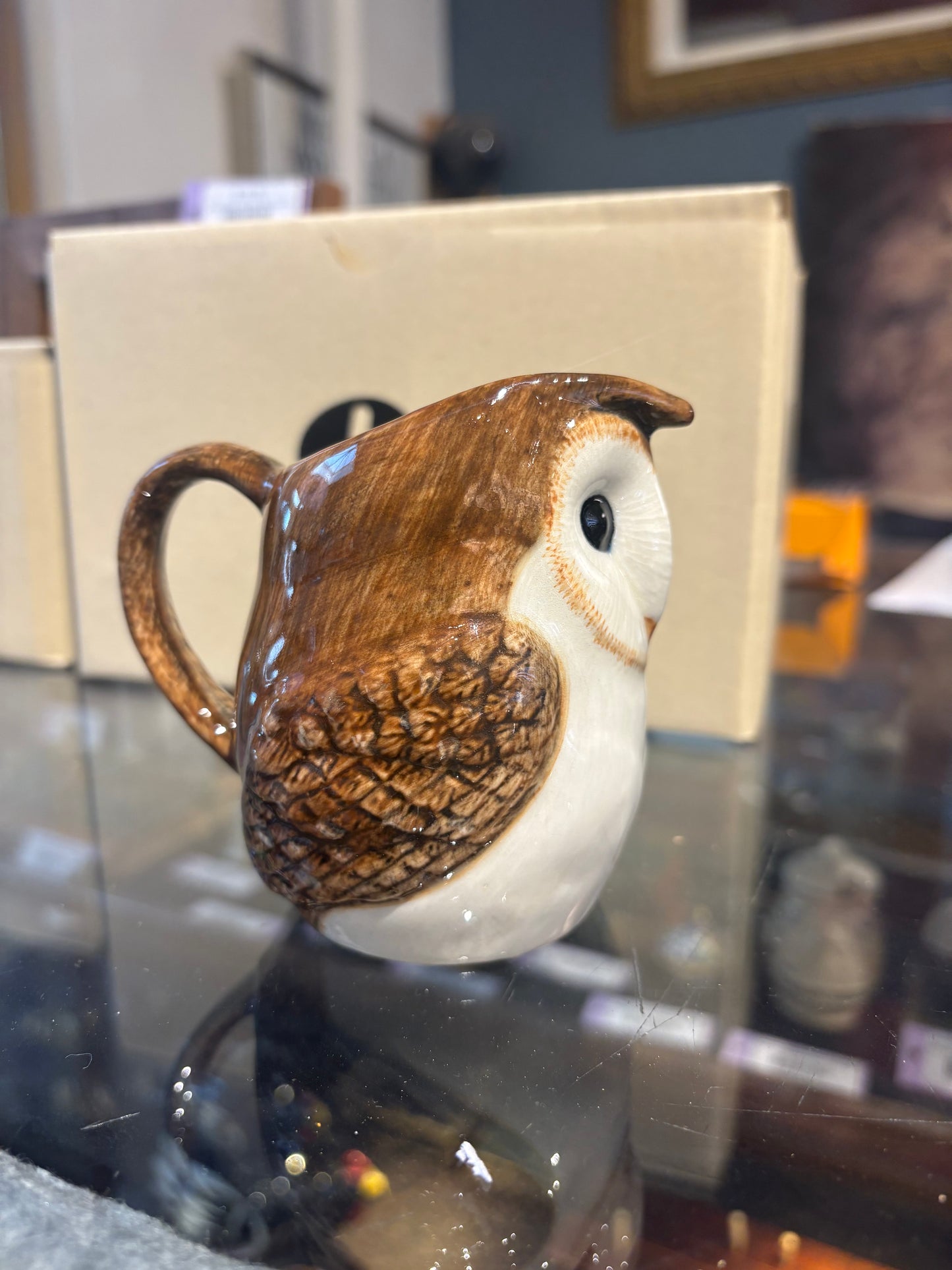 Small Barn Owl Jug