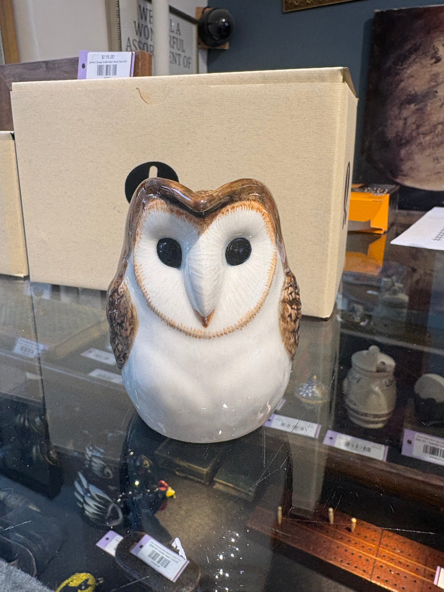 Small Barn Owl Jug