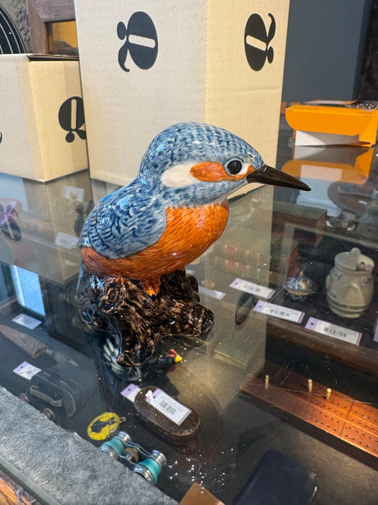 Kingfisher Bird Bud Vase