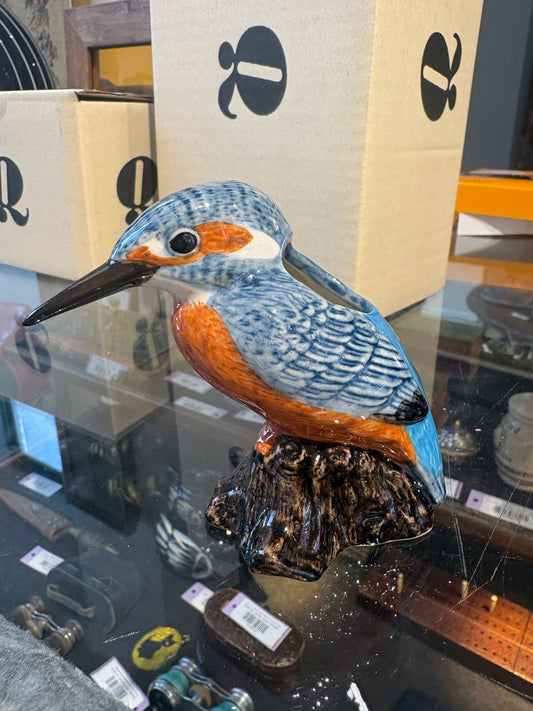 Kingfisher Bird Bud Vase