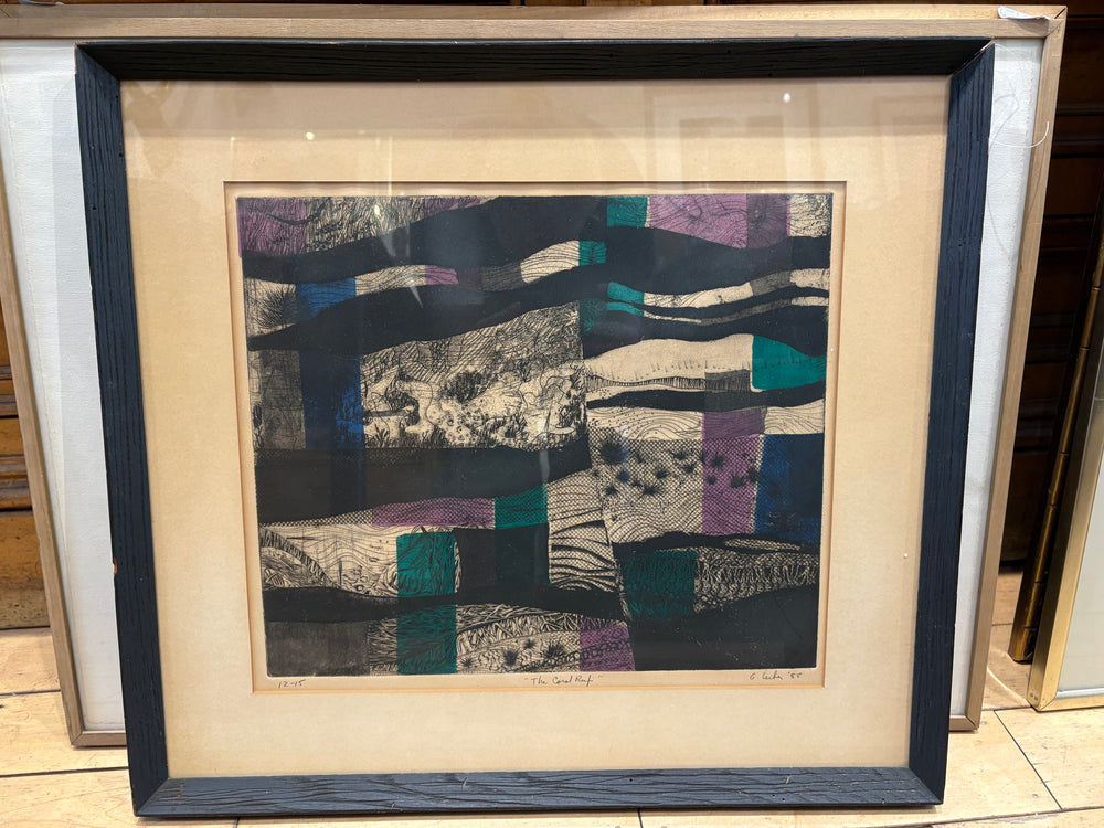 '55 Signed Gerson Lieber "Coral Reef" Etching 12/15