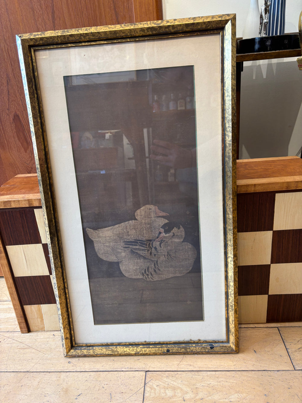 Japanese Print of Two Ducks