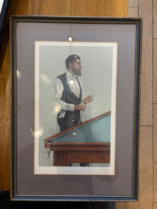 1905 Vanity Fair Poster of "The Champion of 1885" by Sir Leslie Ward