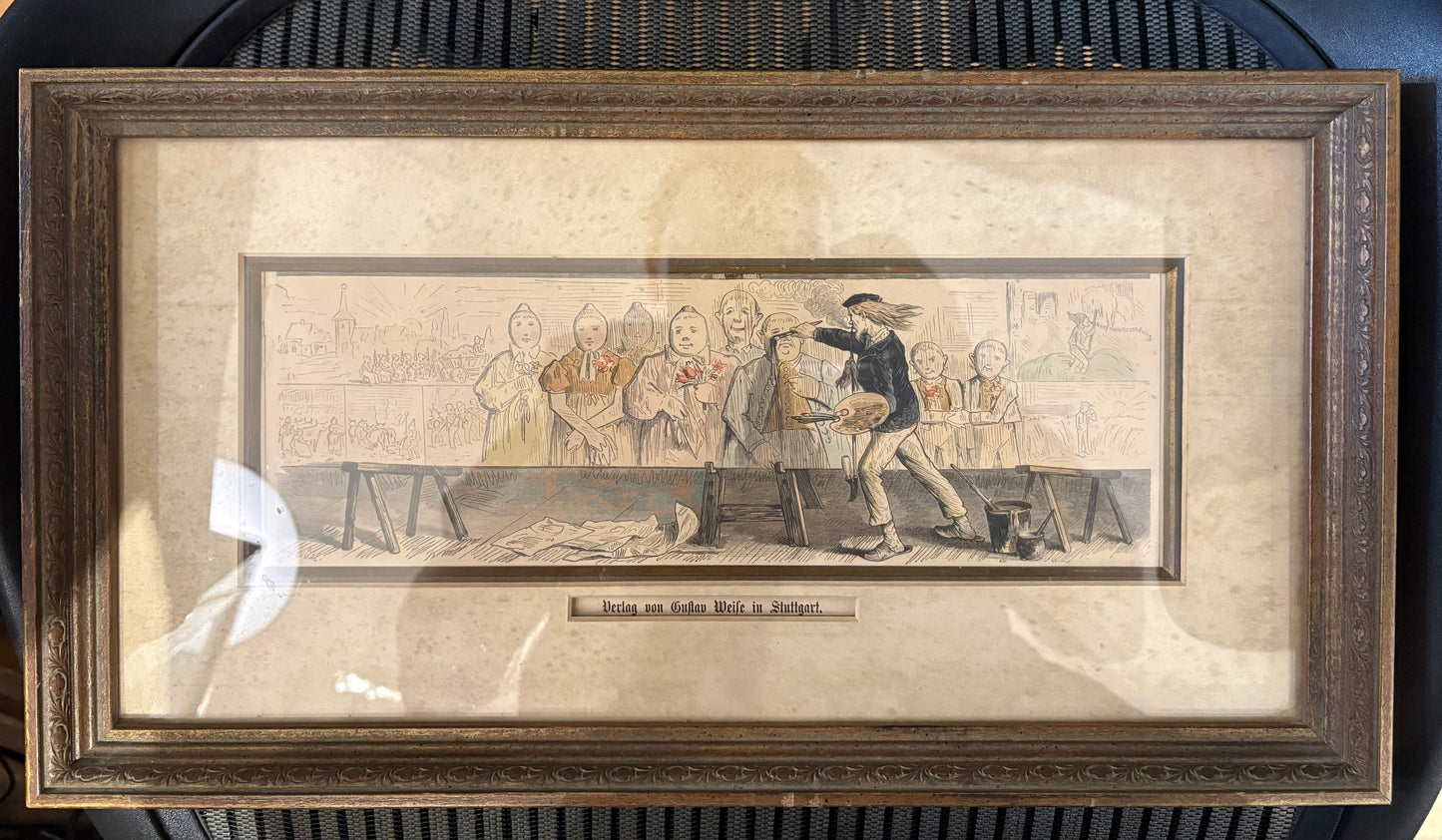 German Etching of Painter