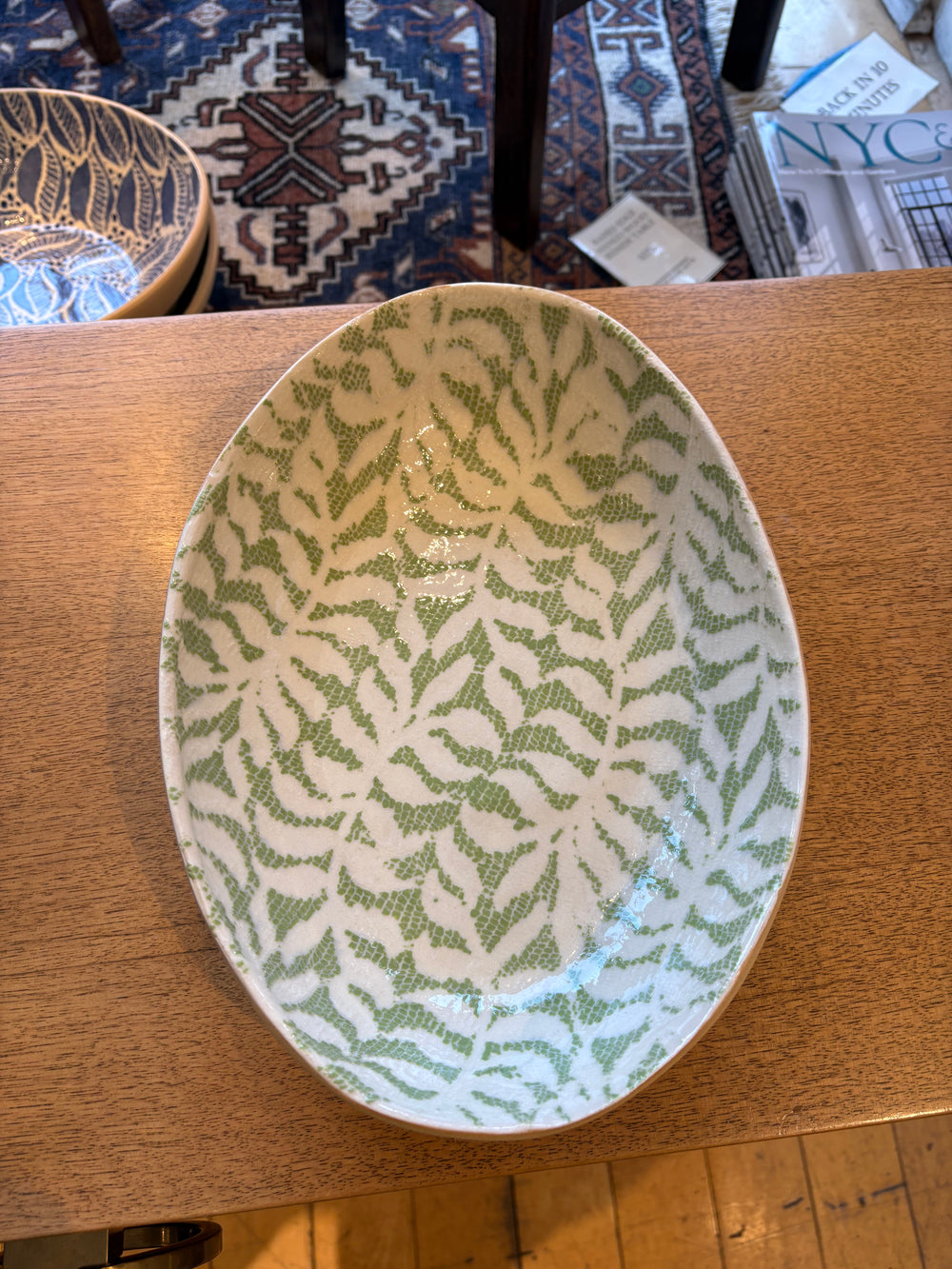 Medium Nested Bowl Fern Citrus