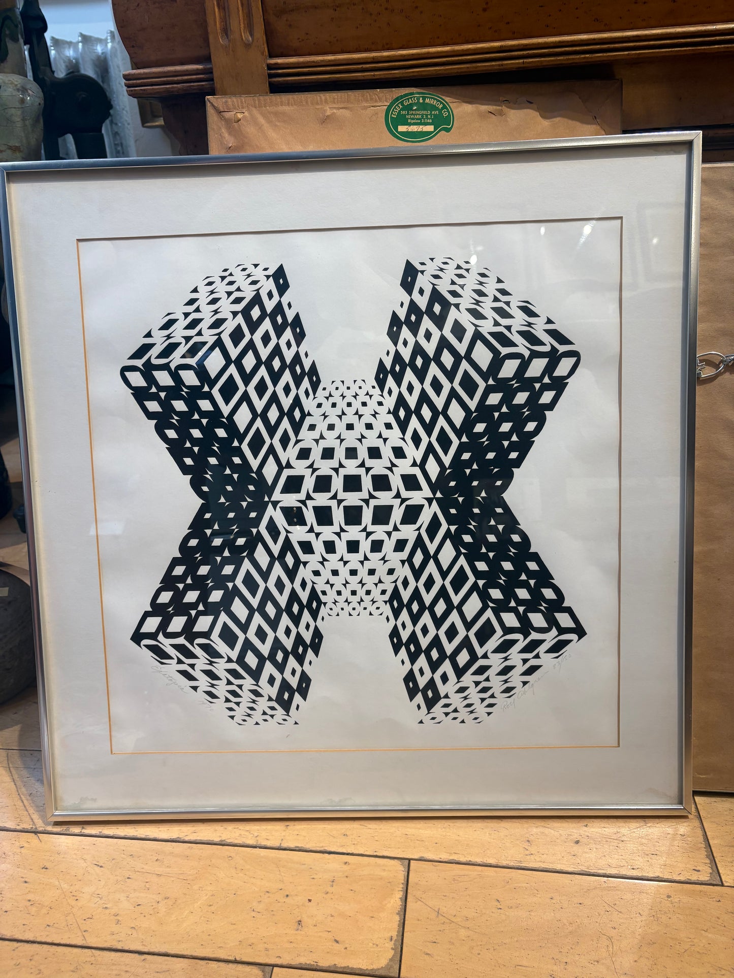 '70 Signed Roy Ahlgren "Exatopia" Serigraph 83/150