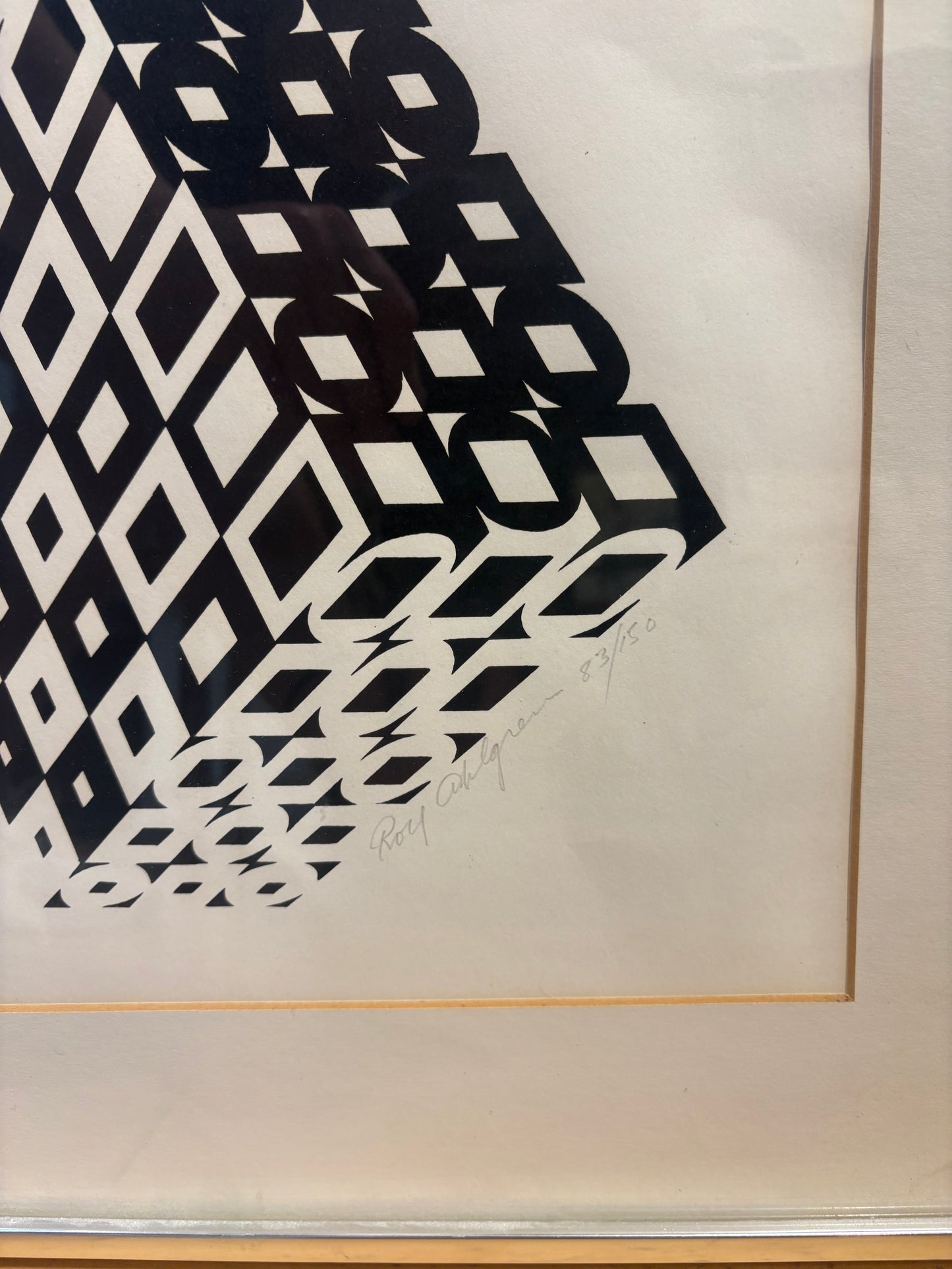 '70 Signed Roy Ahlgren "Exatopia" Serigraph 83/150