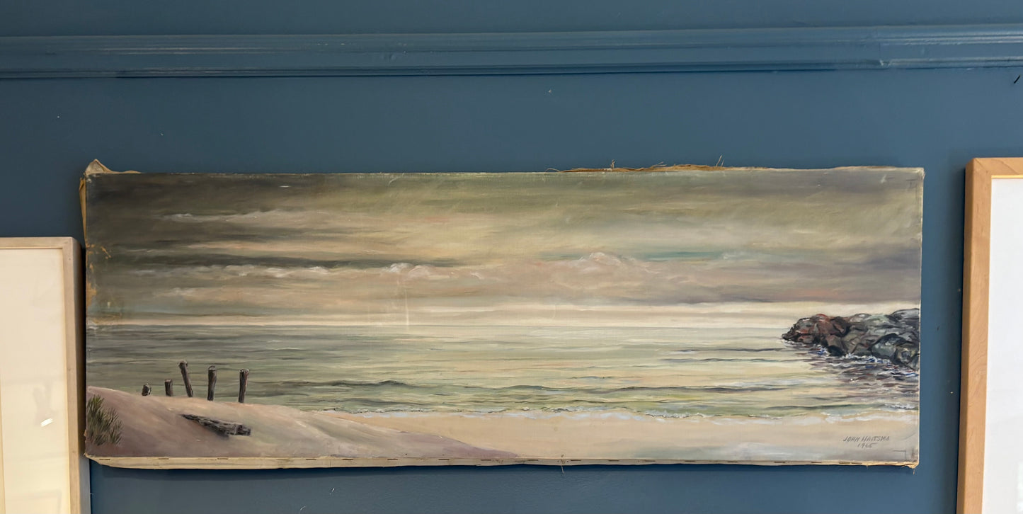 '65 Signed John Haitsma Beachscape Painting