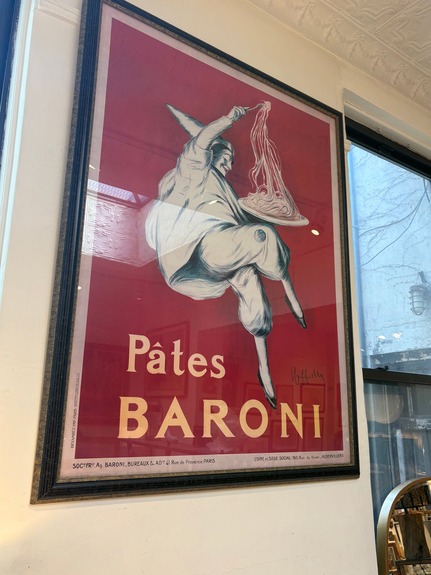 Large Leonetto Cappiello "Pates Beroni" Advertisement Poster