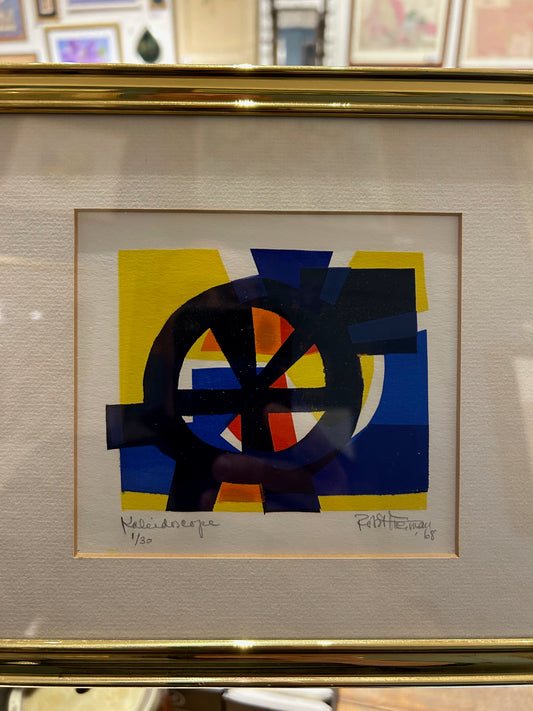 1968 Signed Kaleidoscope Art 1/30