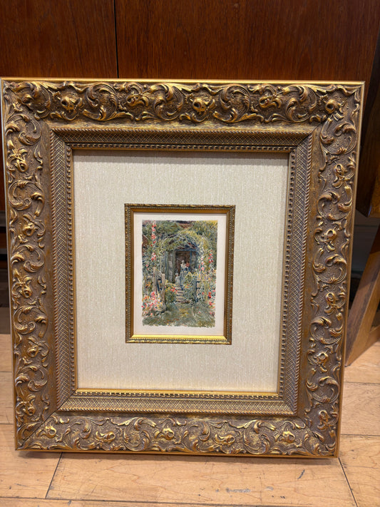 Childe Hassam's "The Garden in it's Glory" 1894 Small Lithograph
