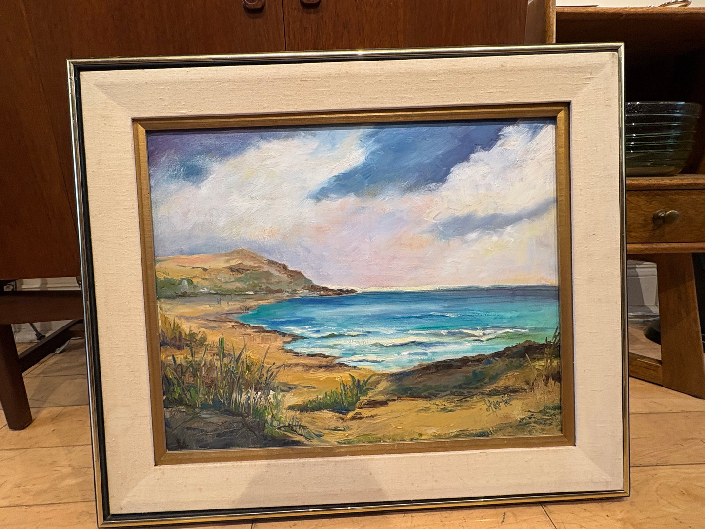 Signed Stark Seaside Landscape