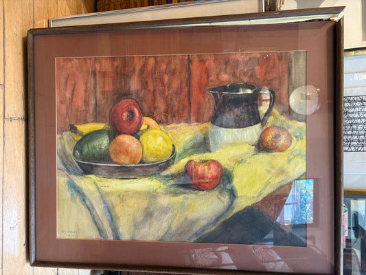 '73 Signed Guy Bagley Large Still Life Painting