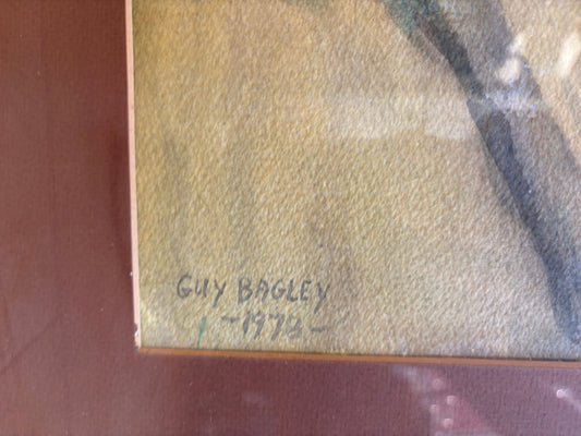 '73 Signed Guy Bagley Large Still Life Painting