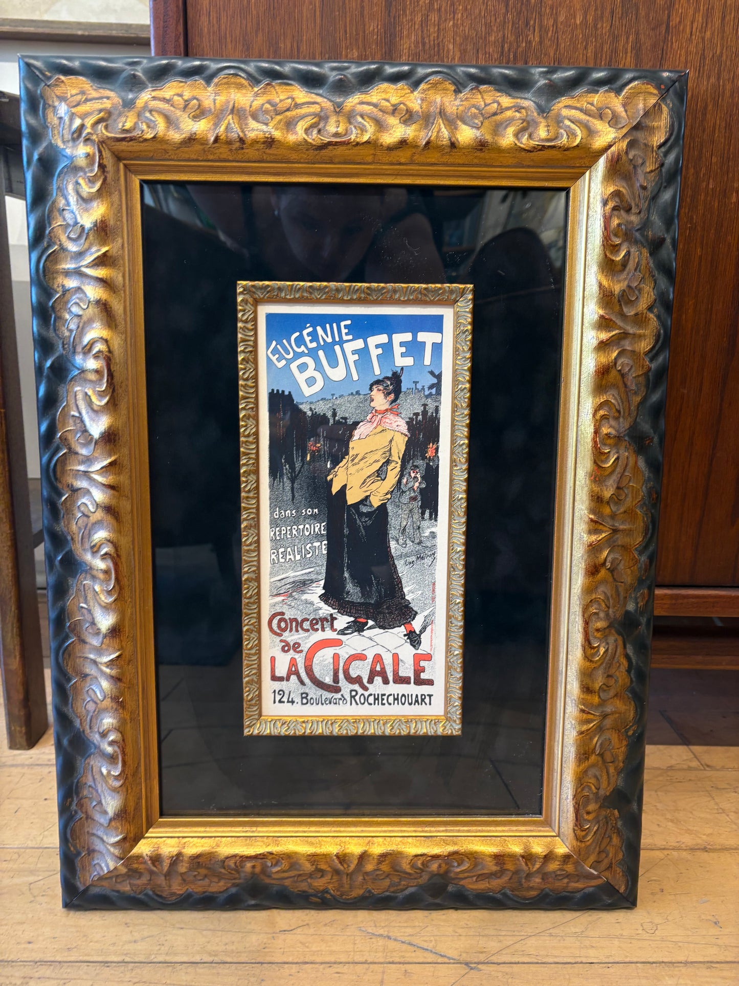 Lucien Metivet Concert de la Cigale 1896 Color Original Lithograph