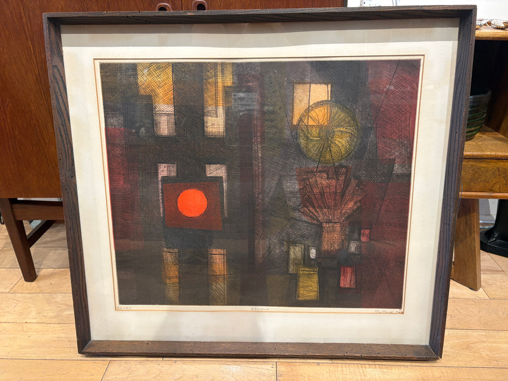 Signed "Studio" Colored Etching 20/20
