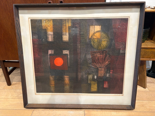 Signed "Studio" Colored Etching 20/20