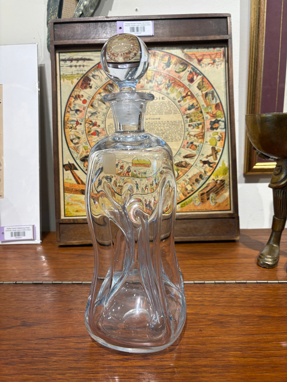 Vintage Danish "King" Glass Decanter