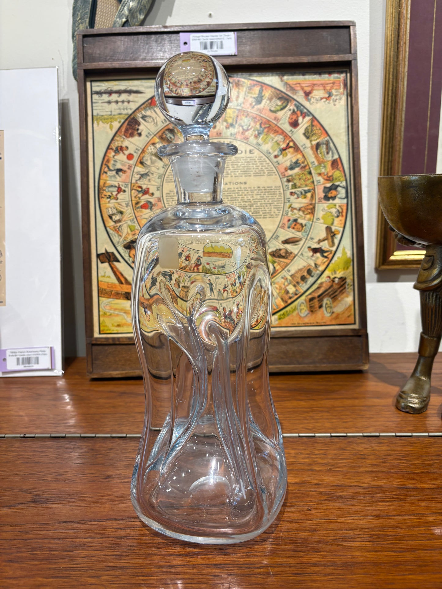 Vintage Danish "King" Glass Decanter
